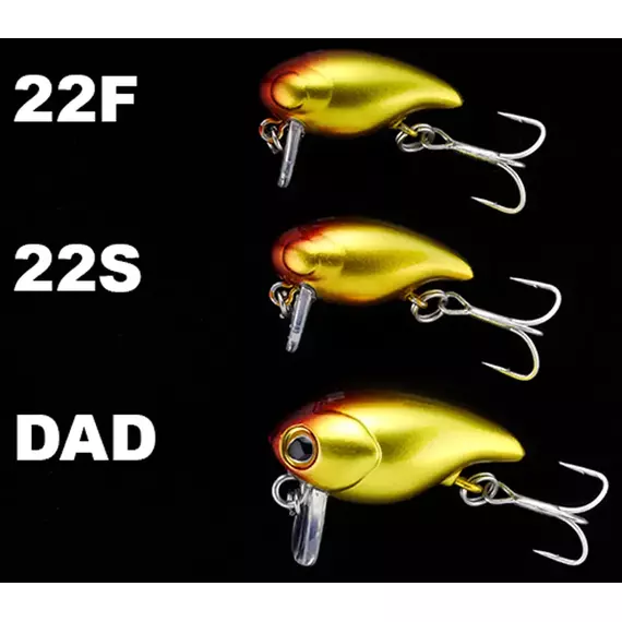 Воблер Jackall Area Man Crank 22F 22mm 1.1g Mat Pellet/Orange Tail, фото , изображение 2